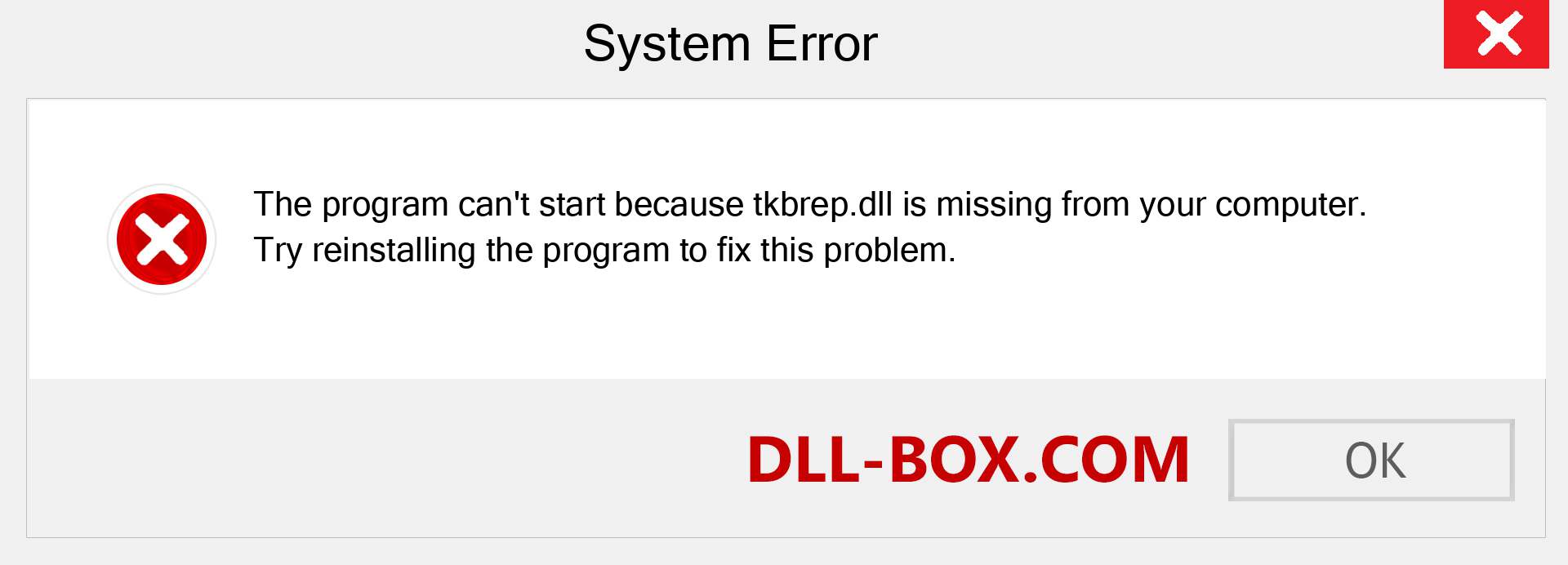  tkbrep.dll file is missing?. Download for Windows 7, 8, 10 - Fix  tkbrep dll Missing Error on Windows, photos, images